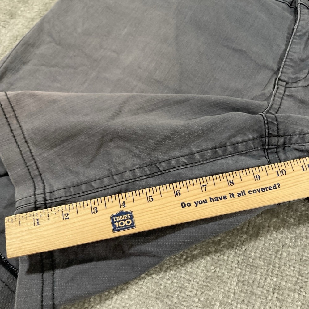 Lee Modern Series Gray Shorts Womens Embroidered Pocket Casual Shorts - Picture 6 of 7